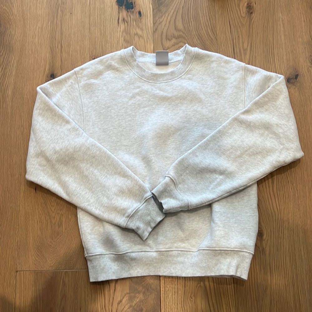 Cozy fleece sweatshirt